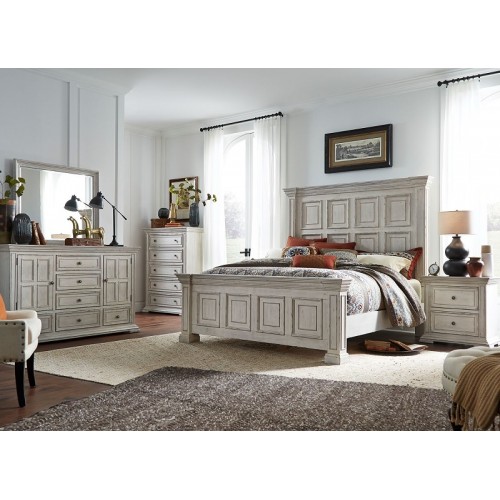 Big Valley White Bedroom Collection